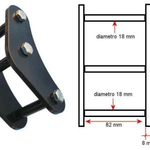 Prezzo Ridotto Biscottini Boomerang Toyota Land Cruiser Serie 40 +65 mm