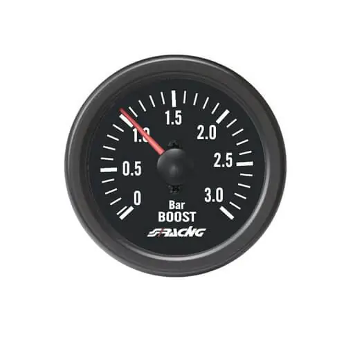 Manometro Pressione Turbo 3 BAR Black line Prezzo Basso
