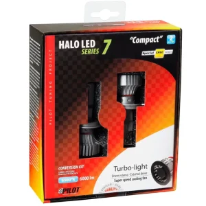 Lampade led per auto 9-32v halo led serie 7 compact - (h4) - 36w - p43t - 2 pz - scatola 57777 Miglior Prezzo