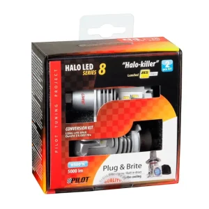 Direttamente Dal Produttore Lampade led per auto 9-32v halo led serie 8 halo killer - (h4) - 25w - p43t - 2 pz - scatola 57770