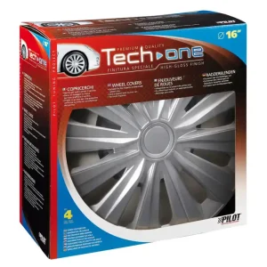 Copricerchi per auto "multi silver" - ø 16" pilot 31638 Reso Gratuito