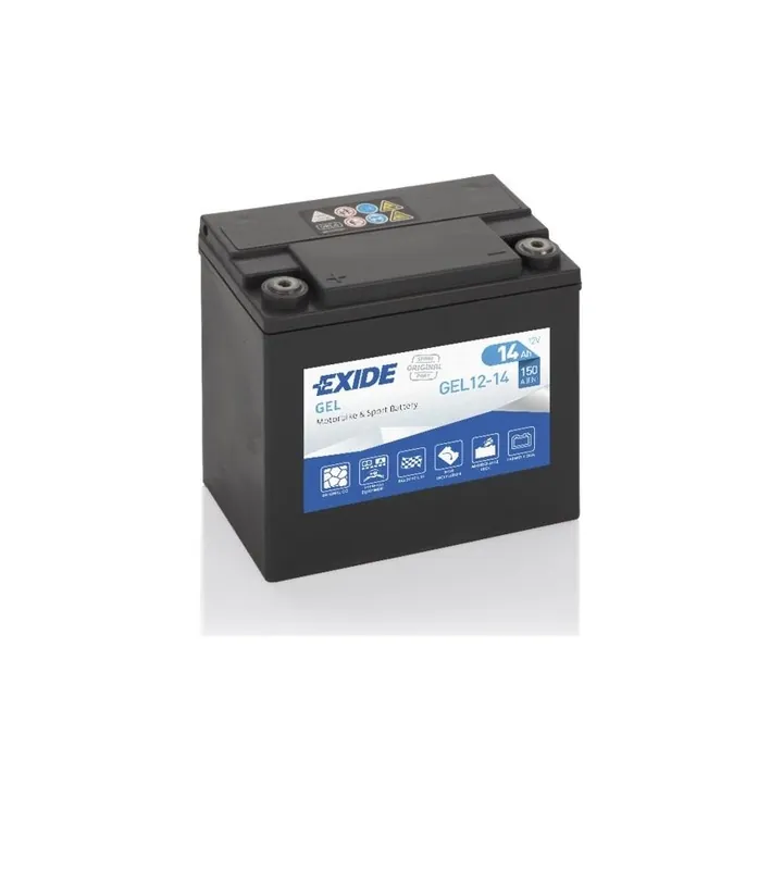 Batteria exide gel 12v 14ah (20h) sx - l90 x h145 x p150 Novità