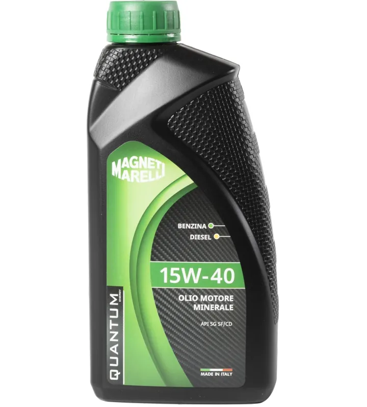 5 pezzi olio quantum marelli 15w40 minerale 1lt Novità