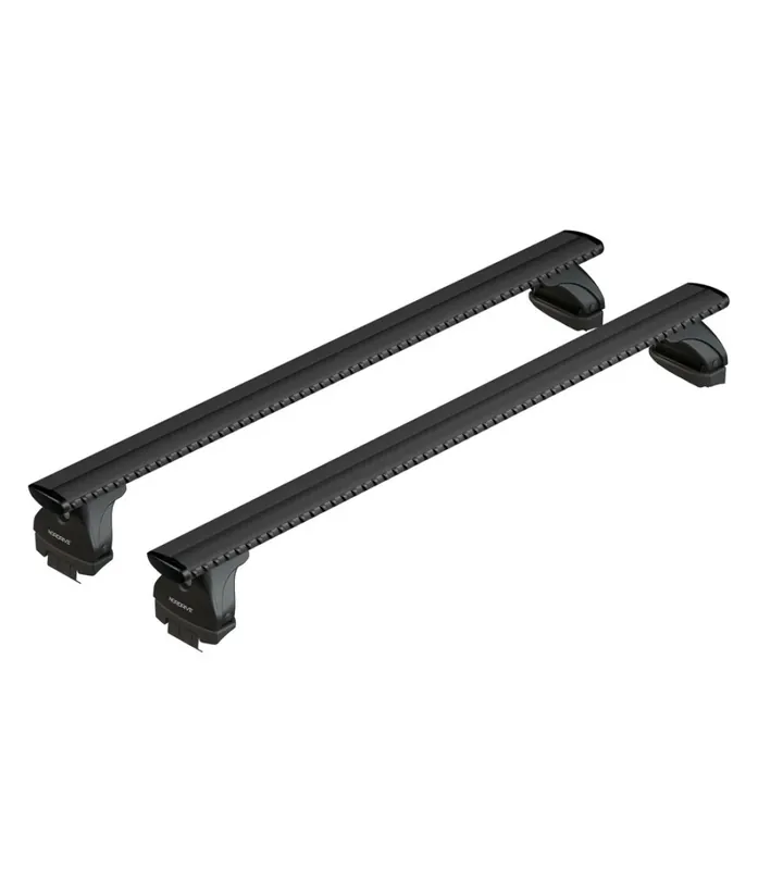 Set completo barre portatutto "evos lp 105 silenzio black m" in alluminio - nk105lbm Ultimissimo Modello