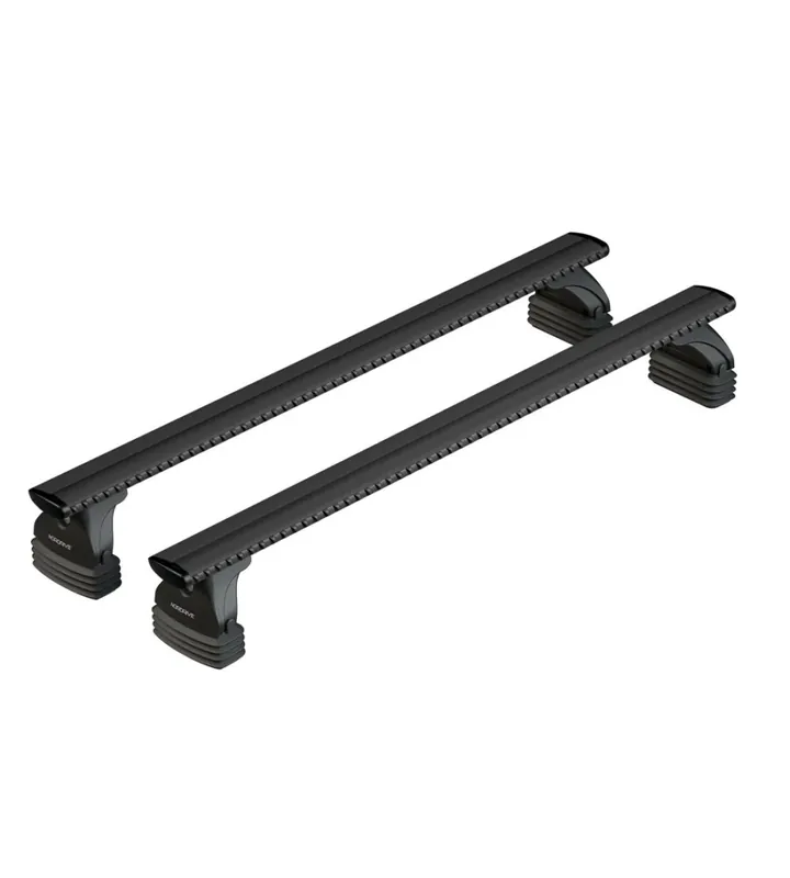 Set completo barre portatutto "evos lp 044 silenzio black s" in alluminio - nk044lbs Di Tendenza