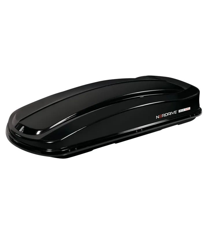 Box tetto per auto nordrive 530 litri in abs nero lucido - n60022 Promozione Esclusiva