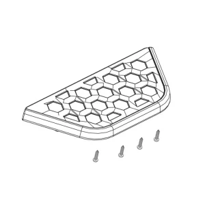 A Buon Prezzo Ricambio copripedale con viti per portabici foldclick yck672