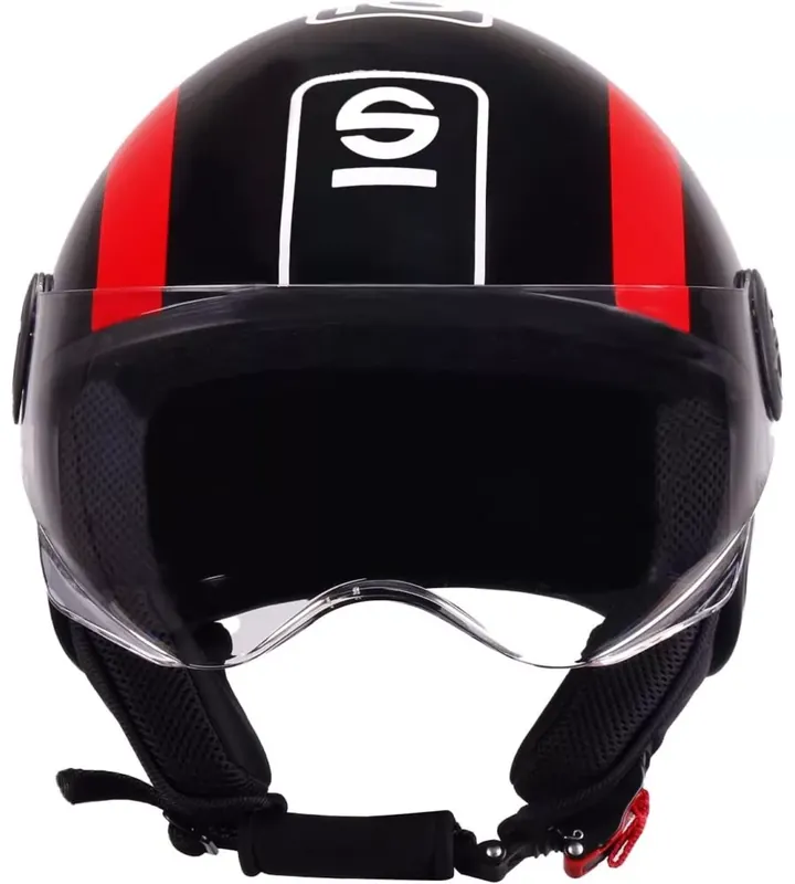 Direttamente Dal Produttore Casco moto sparco sp601 nero/rosso tg.s