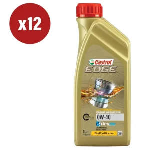 Ultimissimo Modello 12 pezzi olio castrol edge 0w-40 1l