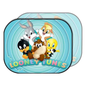 Coppia tendine auto laterali "looney tunes" 44x35 cm Ultimissimo Modello