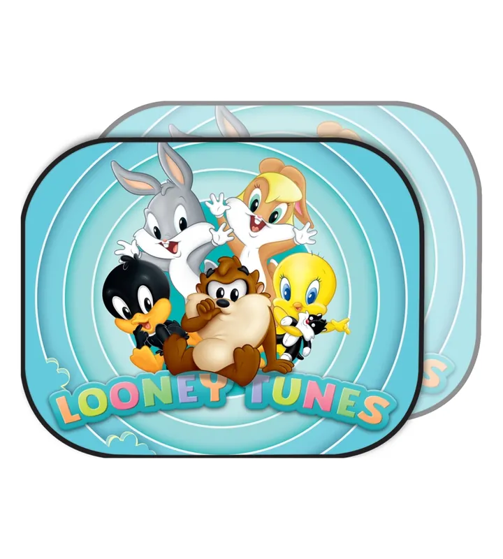 Coppia tendine auto laterali "looney tunes" 44x35 cm Ultimissimo Modello