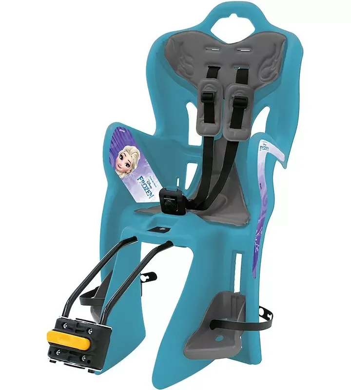 Spedizione Espresso Seggiolino posteriore per bicicletta disney "frozen", portata massima 22 kg