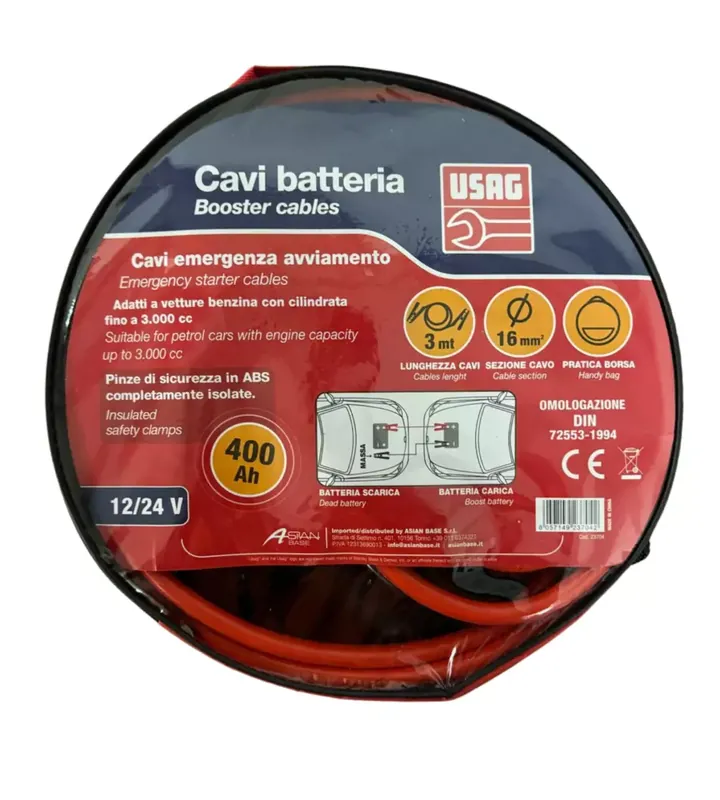 Cavo avviamento auto usag 400 amp Acquista Ora