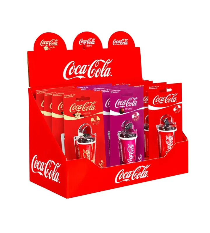 Offerta Lampo Profumatore auto bicchiere coca cola fragranze assortite