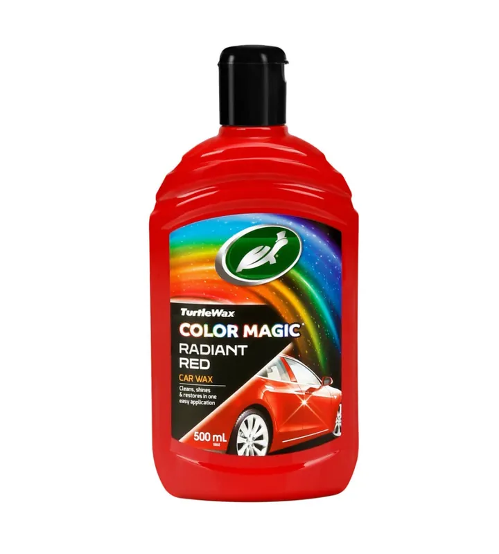 Nuova Collezione Cera protettiva turtlewax "color magic" rosso 500ml