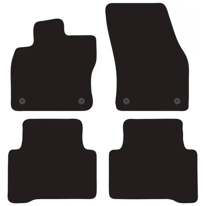 Offerta Limitata Set completo di tappeti in moquette su misura VOLKSWAGEN Touran 15 →