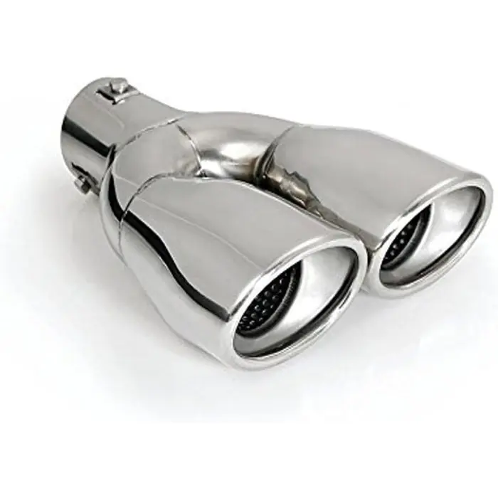 Terminale a doppia uscita in acciaio inox lucido Pilot TS 47 Sconto