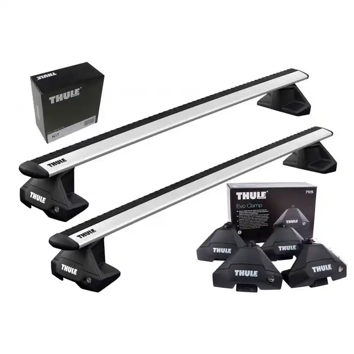 Offerta Del Giorno Portatutto Thule completo di WingBar Evo e Kit per Alfa Stelvio Suv con profili integrati