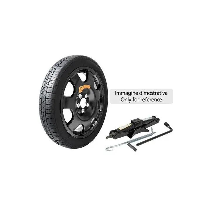 Kit ruotino di scorta per auto con cerchio in lega 76028 Offerta Limitata