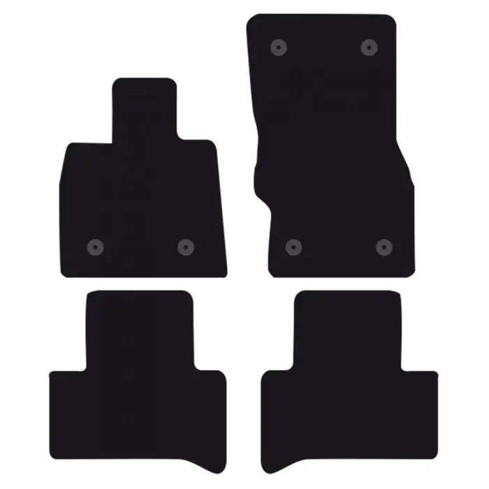 Set completo di tappeti in moquette su misura Alfa Romeo Stelvio 17→19→ (949) Saldi