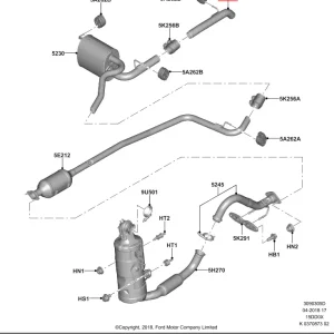 Affare FORD 2249423 - PIPE - EXHAUST