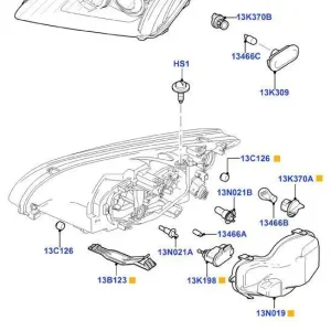 FORD 1480996 - HOUSING-H/LAMP Miglior Prezzo