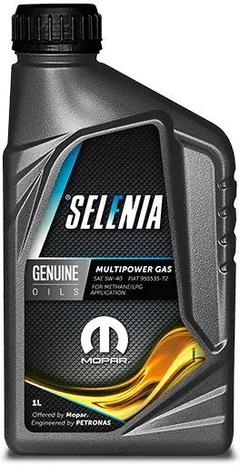 SELENIA MULTIPOWER GAS 5W-40, 1LT FIAT 9.55535-T2 FIAT 9.55535-T2 ACEA C3 Novità
