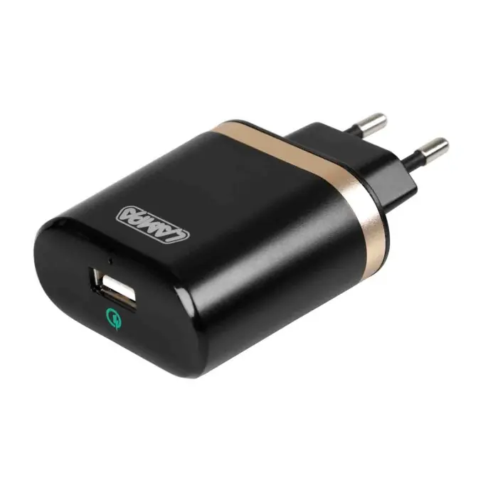 Novità Caricabatteria Da Rete Con 1 Porta Usb Qualcomm Quick Charge 3000 Ma 100/230v Caricabatteria Usb 100/230v