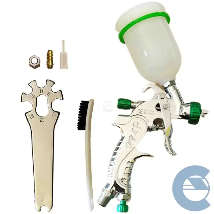 Fervi Mini Aerografo Professionale A Bassa Pressione Hvlp 100 Ml A602a Popolare