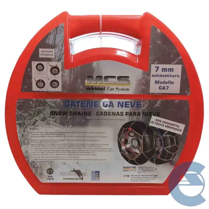Melchioni Ca7110 Catene Da Neve 7 Mm In Acciaio Omologate Gruppo 110 Bestseller