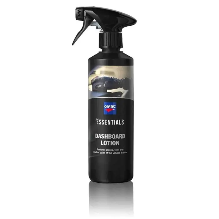 Cartec Ravvivante Plastiche Interne Auto Protegge E Nutre Pelle Vinile E Cruscotto Essentials Dashboard Lotion - 500ml Offerta Lampo
