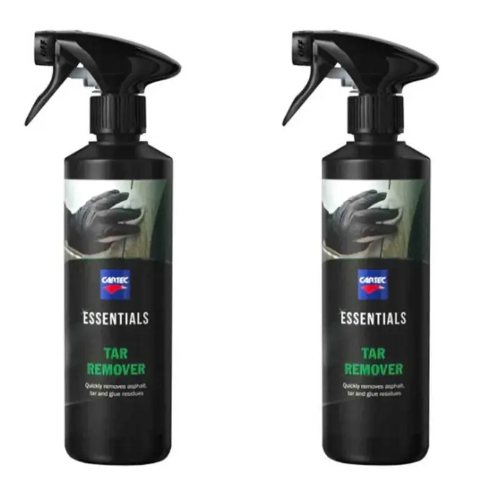 Ultimissimo Modello Detergente Rimuovi Catrame Colla E Resina Per Carrozzeria Auto - Cartec Essentials Tar Remover 2 Pezzi X 500ml