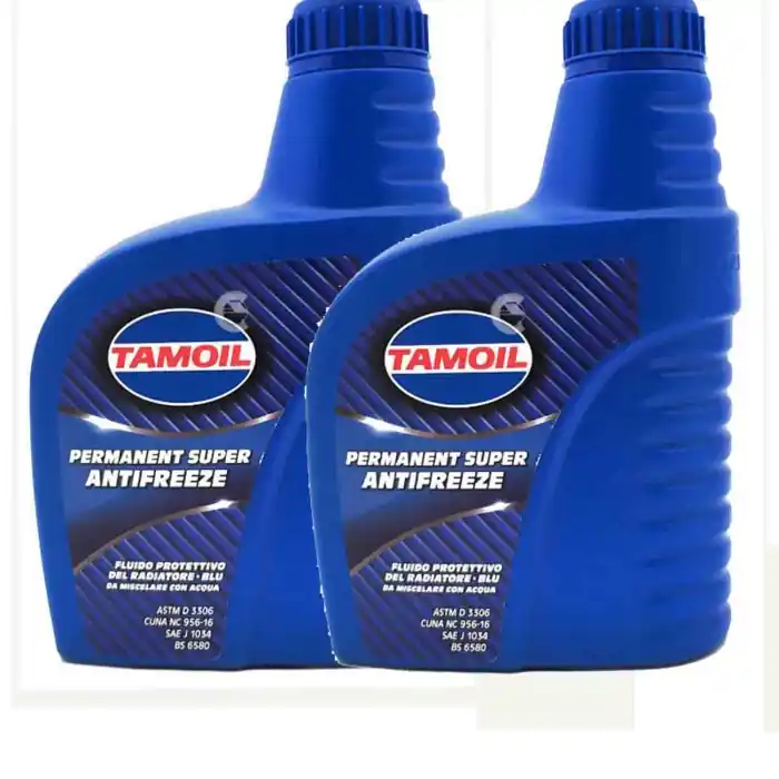 Ultime Pezzi Tamoil Permanent Super Blue Antifreeze Antigelo A Lunga Durata Eco 2 Litri