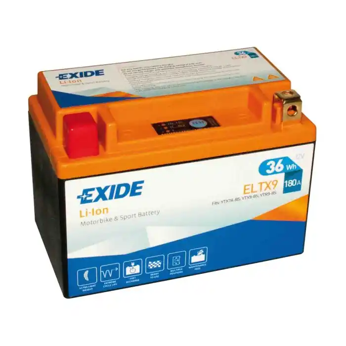 Batteria 12v Exide Bike Li Ion Lifepo4 36 Wh 180 A Habana, Mojito-leonardo 150 Exide Bike Batterie Per Moto Batterie Economico