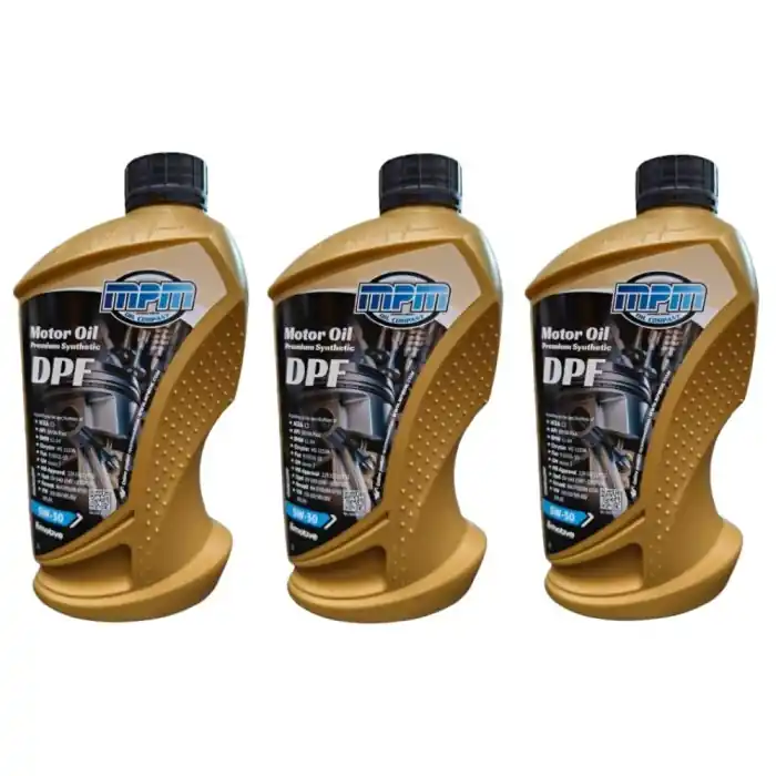MPM05000DPF Olio Motore 5W-30 Premium Synthetic DPF ACEA C3 API SP BMW LL04 MB 229.51 229.52 VW 502.00 505.01 1L - 3 PEZZI Reso Gratuito