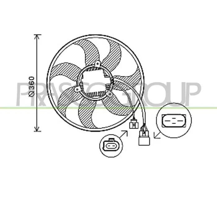 Ventola Per Audi A4 (b7) Dal 2004 Al 2007 Promozione