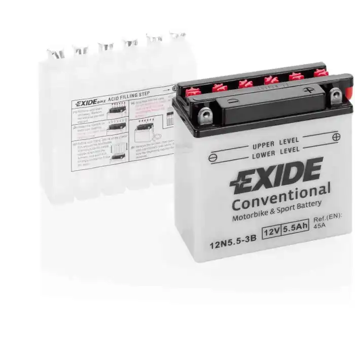Super Prezzo Batteria 12v Exide Bike Conventional 6 Ah 45 A Sxt-arizona, Fast Bike Kick Exide Bike Batterie Per Moto Batterie