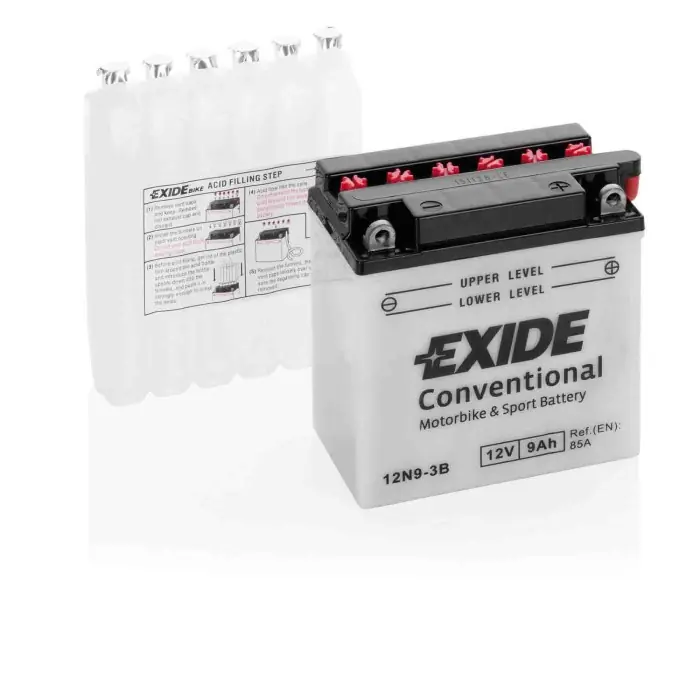 Batteria 12v Exide Bike Conventional 9 Ah 85 A Etz 150 Exide Bike Batterie Per Moto Batterie Sconto