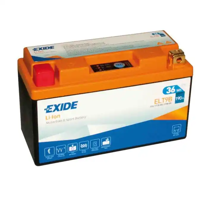 Batteria 12v Exide Bike Li Ion Lifepo4 36 Wh 190 A Alp 125-alp 200-alp 4.0 Exide Bike Batterie Per Moto Batterie Non Perdere
