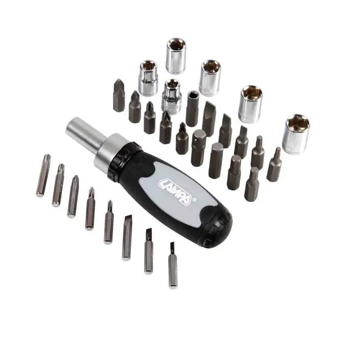Prezzo Conveniente Set Cacciavite Con Inserti E Bussole 30 Pz Cacciaviti Utensili
