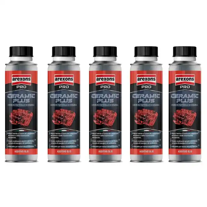 Arexons 9887 Additivo Olio Ceramic Plus 300 Ml 5 Pezzi Occasione