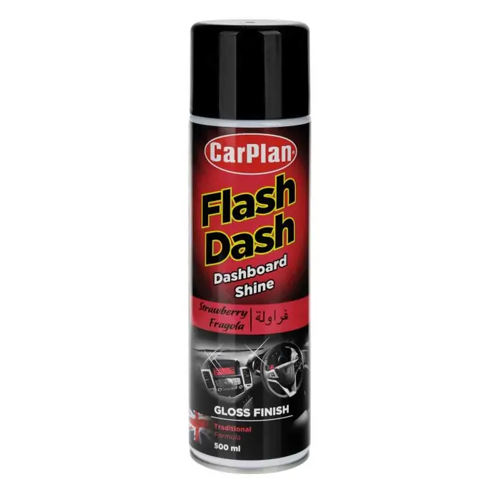 Offerta Del Giorno Flash Dash Pulitore Per Cruscotti Effetto Lucido 500 Ml Fragola Carplan