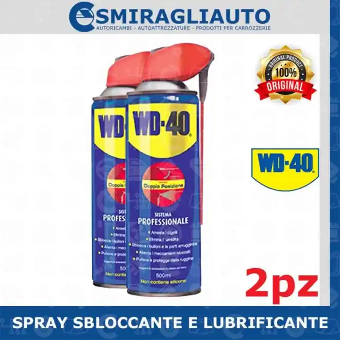 Wd40 Sbloccante Spray Doppia Posizione 2x 500ml Occasione Imperdibile