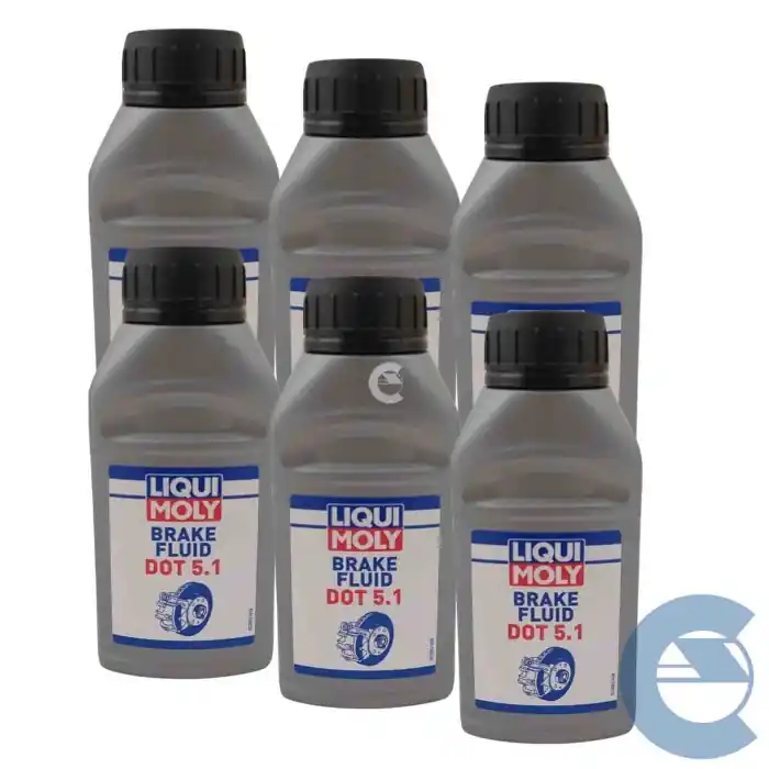 Professionale Liqui Moly 3092 6 Pezzi X Liquido Lubrificante Freni Dot 5.1 250ml.