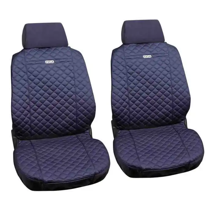 A Buon Prezzo Ziga Coppia Coprisedili Anteriori In Cotone Universali Blu Coprisedili Anteriori Coprisedili