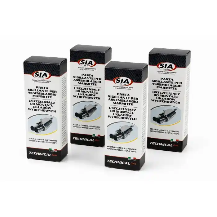 Must-Have Sia Mastice Pasta Sigillante Per Accoppiamento Marmitte Nera 75 Ml 4PZ
