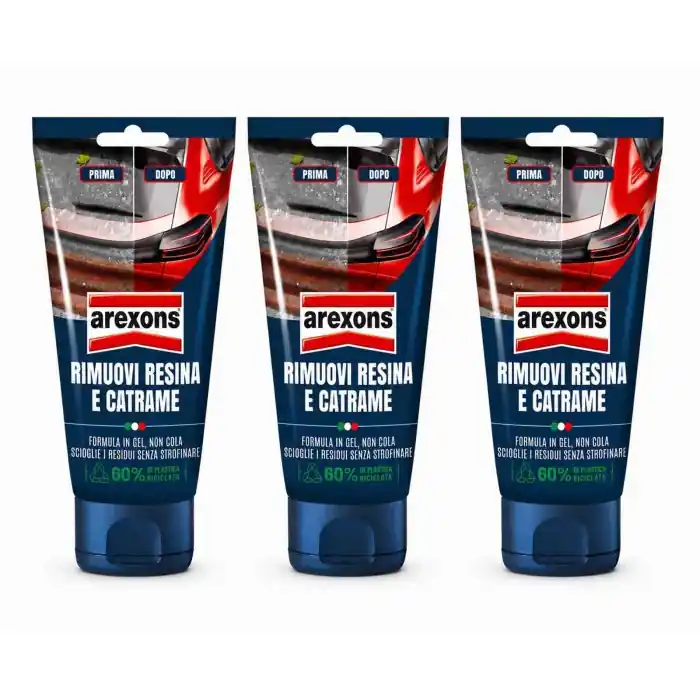 Esclusivo Arexons Rimuovi Resina E Catrame 8354 100ml Gel Carrozzeria Auto Moto 3 Pezzi