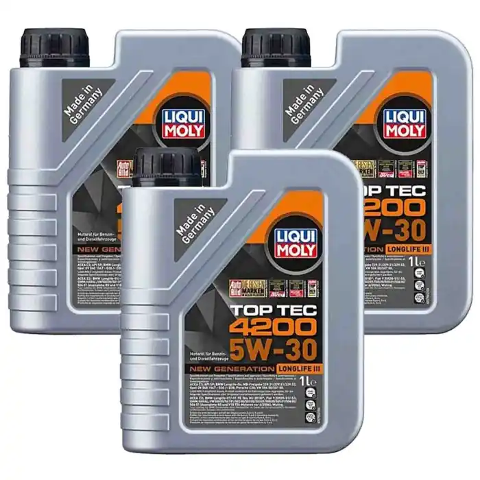 Liqui Moly 8972 Top Tec 4200 5w30 Olio Motore Benzina E Diesel 3 Litri Must-Have