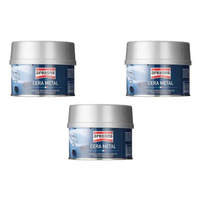 Arexons Cera Metal 8271 250ml Lucidatura E Proteggi Rapida Carrozzeria 3 Pezzi Subito Disponibile