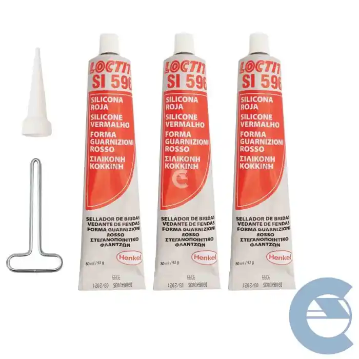 Ultima Occasione Loctite Si596 Silicone Forma Guarnizioni Rosso 3 Pezzi X 80ml Resiste Ai Liquidi